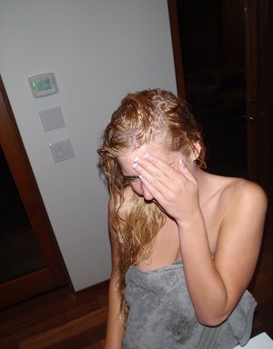 18 year old cutie Carmen Callaway sexys her two study buddies at the same time